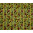 thumbnail image 4 of oneOone Tissu Polyester Lycra Feuilles & Floral Imprimé Bloc Tissu BTY 56 Pouces de Large, 4 of 4