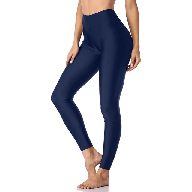Pantalons de Natation pour Femmes UPF 50+ Taille Haute Leggings de Natation