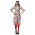thumbnail image 3 of Moomaya Kurti Droite de Designer pour Femmes Tunique Indienne Imprimée Haut Long Kurta, 3 of 6