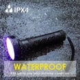 thumbnail image 3 of 100 LED Ultraviolet 395NM Black Light UV Flashlight, Pet Urine Detector Fake Banknote UV Lamp, Spot Detector for Dogs, Cats, 3 of 5