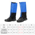 thumbnail image 2 of Unique Bargains Leg Gaiters, Waterproof Shoe Covers Adjustable Snow Boot Gaiter, Blue, M, 2 of 6