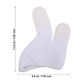 thumbnail image 2 of Dog Or Cat Finger Toothbrush 2 Fingers Cots Design For Easy Teeth Cleaning Care For Cats Dogs Washable Reusable, 2 of 3