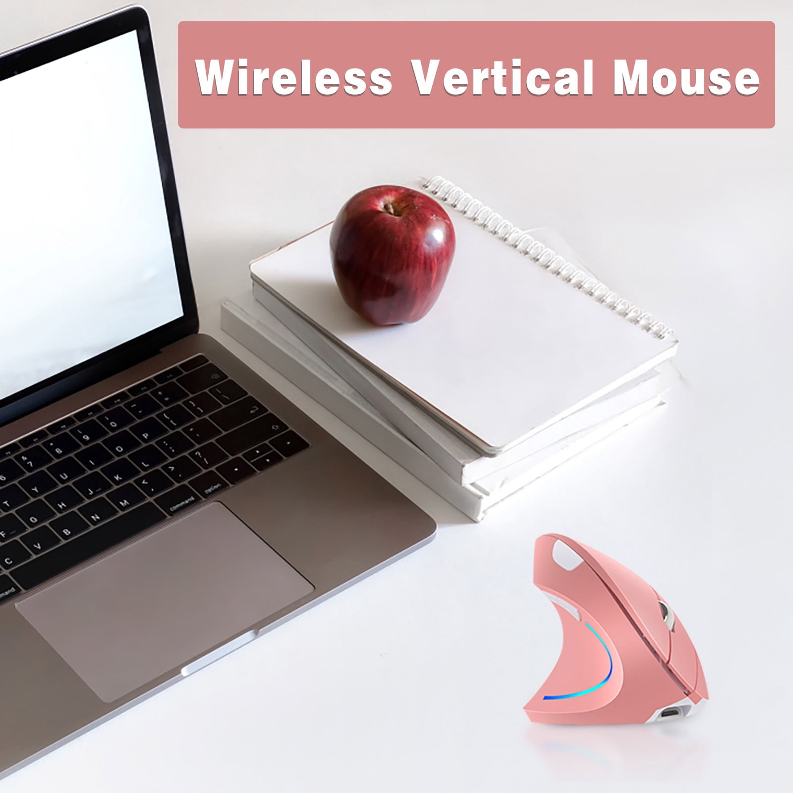 Fiogavroetic Gaming Mouse Vertical Mouse Laptop Desktop USB Wireless Game Mouse Ergonomic Design Gaming Mouse for office Laptop Computer
