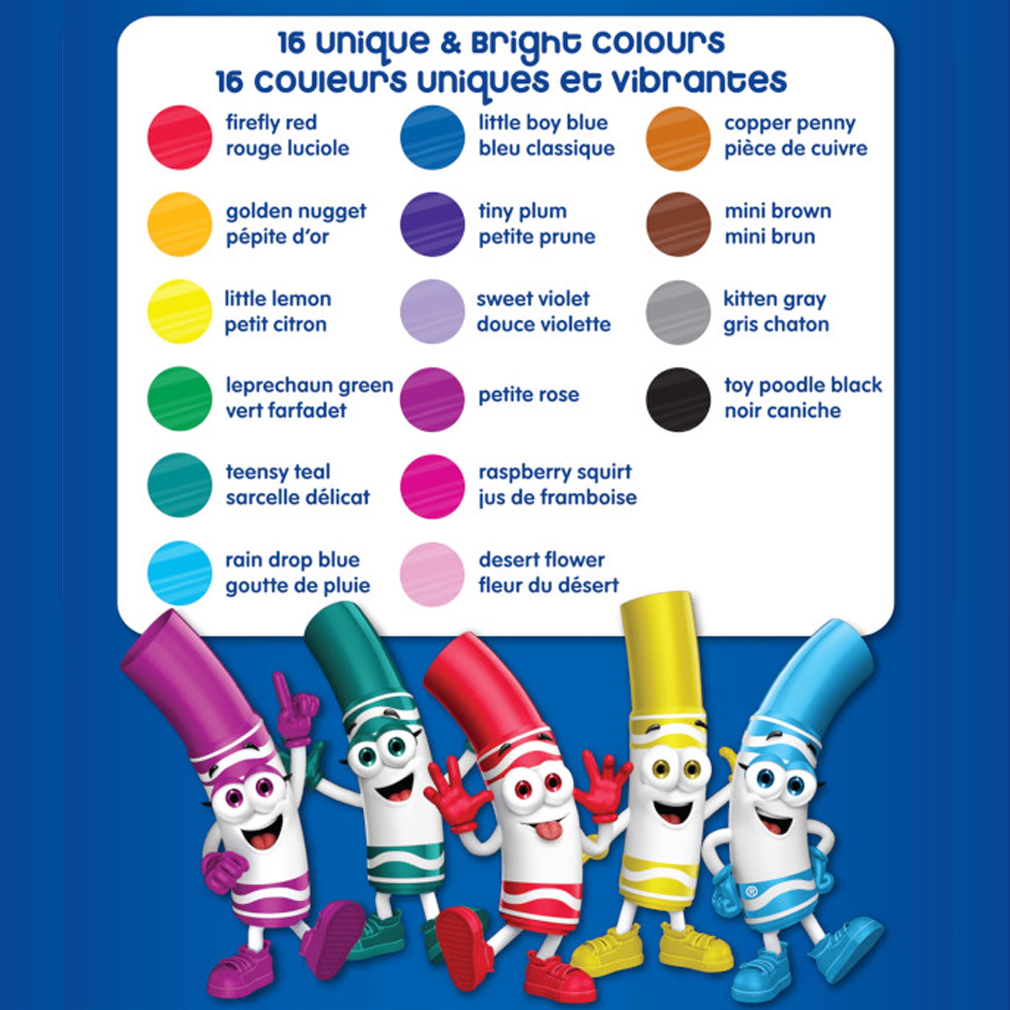 Crayola Pip-Squeaks Broad Line Washable Markers, 16 Count, Mini Markers for Toddlers, Ages 3+