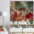 thumbnail image 3 of Design Art - Wild Red Poppy Flowers in Sky, 3 of 5