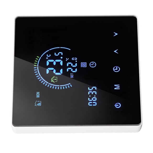 Thermostat Intelligent Programmable à Écran Tactile Numérique, Monté au Mur, Compatible avec le Chauffage, Tuya 3500 W CA90 240 V