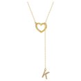 thumbnail image 2 of Dvkptbk Collier Lettre Colliers Initiales pour Femmes Collier Lettre Délicat Pendentif Collier Ras-du-Cou Collier Tendance Mignon Bijoux Collier Bijoux, 2 of 4
