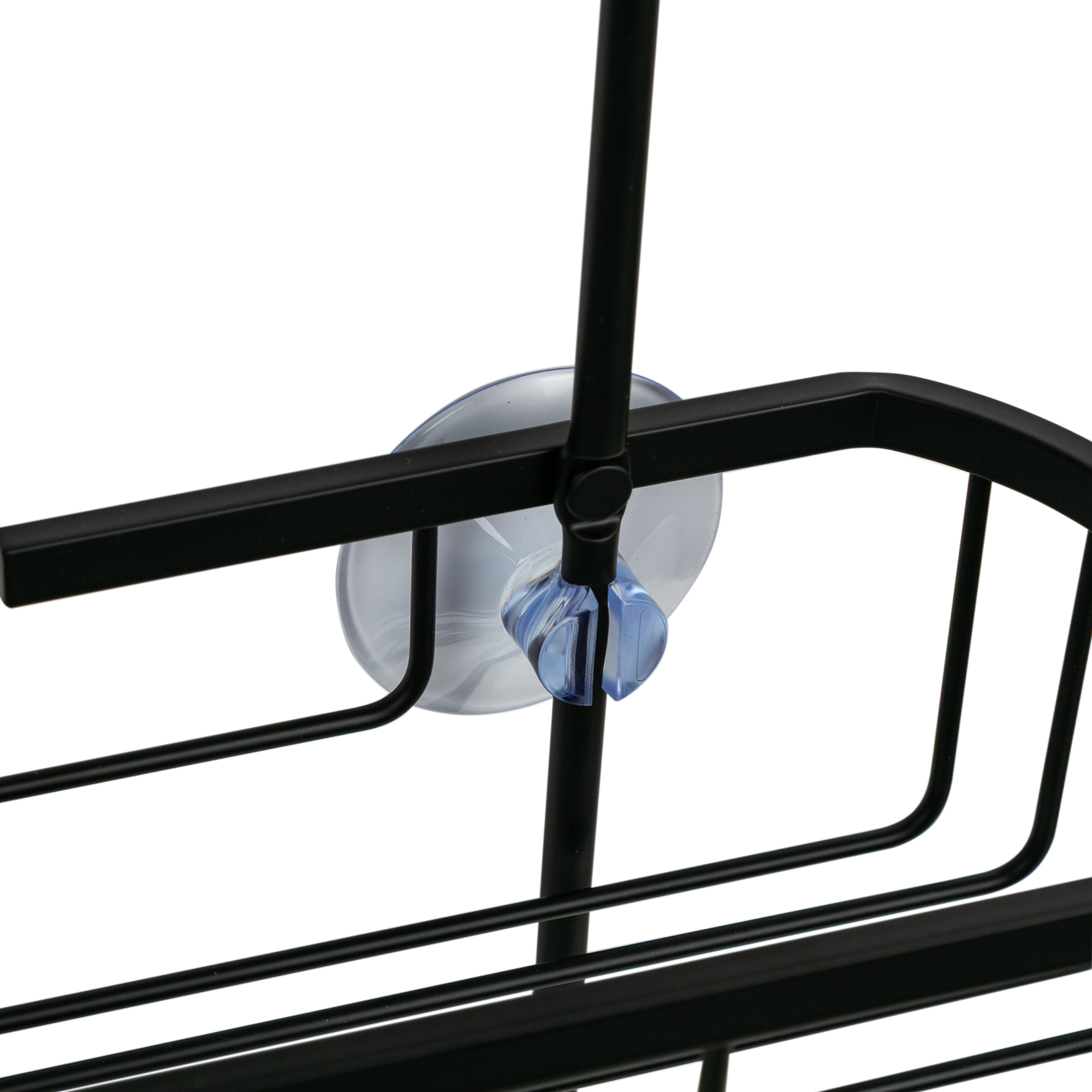 Era, Grand Aluminum Shower Caddy, Black 15x26 IN