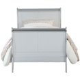 thumbnail image 2 of ACME Louis Philippe III Full Bed (FB 34"H) in Platinum, 2 of 3