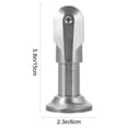 thumbnail image 3 of 2 Pcs Stainless Steel Bathroom Partition Brackets Feet Fittings, 3 of 8