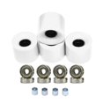 thumbnail image 2 of koolsoo Roues de Longboard et de Planche à Roulettes 78A avec 8 Pcs Roulements Entretoises Couvercle Blanc Or, 2 of 9