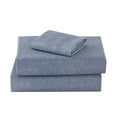 thumbnail image 1 of Mainstays Kids Microfiber Bed Sheet Set, Twin, Blue Day, 3 Pieces, 1 of 8