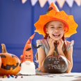 thumbnail image 3 of Décoration Dwarf Halloween avec Lanterne Poupée Sans Visage Citrouille Ornements, 3 of 4