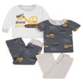 thumbnail image 1 of Toddler Boy Snug Fit Cotton Pajamas  4pc Set  Sizes 12 Months-5T, 1 of 9