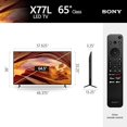 thumbnail image 2 of Open Box - Sony 65" 4K UHD HDR LED Smart Google TV (KD65X77L), 2 of 9