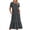 Dark Gray, variant on Sentmoon Work Dresses for Women 2025 Plus Size Short Sleeve Prom Dresses for Women Solid Color Loose Crew Neck Beach Dresses for Women with Pockets Summer for Business Travel Beige M