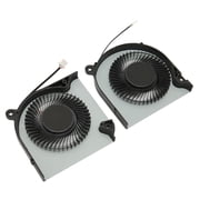 CPU GPU Cooling Fan, ABS Aluminum Alloy 4Pin Laptops Replacement Cooler 4Pin Laptop CPU GPU Fan Repair Part Spare For PC For  5 AN515 43 AN515 54