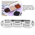 thumbnail image 4 of Vinegar Dish, Salad Flavor Silver Sauce Dish, For Snack Restaurants Use Appetizer Party Use 3 Grids, 4 of 8