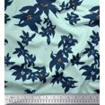 thumbnail image 1 of Soimoi Poly Georgette Fabric Artistic Floral Print Sewing Fabric Yard 42 Inch Wide, 1 of 5