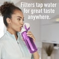 thumbnail image 3 of Brita Premium Filtering Water Bottle with Filter BPA-Free, Sapphire, 768 mL with BONUS 2 Pack filters, 3 of 4