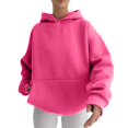 thumbnail image 3 of IMENGL Hoodies oversized sweatshirts pullover, Pink M, Size M-XL, 3 of 7