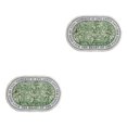 thumbnail image 1 of Youkk Bathroom Rugs Water Absorbent Floor Bath Mat Carpet Chrysanthemum Oval 40x60cm 2Set, 1 of 6