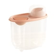 thumbnail image 2 of Rice Barrel Food Storage Container | Insect Proof Waterproof Sealed Plastic Rice Flour Box | Large Capacity Stackable Pantry Organizer | 20x19x11cm | Clear Lid | 1 Pack, 2 of 6