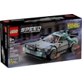 thumbnail image 3 of LEGO Speed Champions Time Machine from Back to the Future Building Toy for Kids - Pretend Play & Display Car Toy W/2 Build Modes for Boys & Girls, Ages 9+ - Gift Ideas for Birthdays & Fans - 77256, 3 of 8