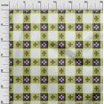 thumbnail image 2 of oneOone Cotton Cambric Fabric Check Ikat Print Fabric BTY 56 Inch Wide, 2 of 4