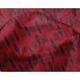 thumbnail image 4 of oneOone Silk Tabby Fabric Abstract Ikat Printed Fabric 1 Yard 42 Inch Wide, 4 of 4