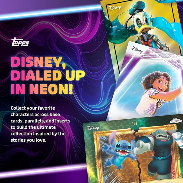 nenesusumida　Disney topps 1box 26 TOPPS DISNEY NEON VALUE BOX - Walmart.ca