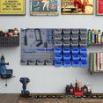 thumbnail image 2 of DURHAND 44 Pcs Bac de Rangement Mural pour Outils Garage Atelier Bleu, 2 of 10