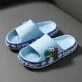 thumbnail image 2 of Kids Dinosaur Slippers Childrens Shoes Three-dimensional Cartoon Dinosaur Non-slip Soft-soled Slippers, 2 of 4
