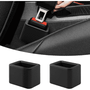 AJOHBM 2PCS Universal Seat Belt Buckle Holder, Silicone Buckle Booster for Car SUV Truck