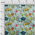 thumbnail image 2 of oneOone Georgette Viscose Light Blue Fabric Kids Craft Projects Decor Fabric Printed By The Yard 42 Inch Wide, 2 of 4