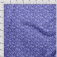 thumbnail image 4 of oneOone Polyester Spandex Blue Fabric Floral Sewing Craft Projects Fabric Prints By Yard 56 Inch Wide, 4 of 4