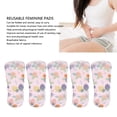 thumbnail image 4 of 5 Pcs Serviettes Hygiéniques Lavables, Serviettes de Soins Post-Partum Réutilisables, Serviettes de Maternité Anti-Fuites, Produits pour la Période Menstruelle Féminine, Serviettes de Soins pour la Période Post-Partum Féminine, Période Menstruelle, 4 of 8