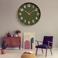 thumbnail image 1 of EGNMCR Wall Clock Silent Wall Clocks Battery Operated 12 Inch Modern Non Ticking Analog Clock Decorative For Kitchen Office Bathroom Bedroom clock clock, 1 of 6