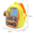 thumbnail image 3 of TIEVOSA Cute Backpack Excavator Backpack Plush Backpack for 2 4 Year Old Boys and Girls, 3 of 5