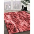 thumbnail image 3 of Ahgly Company Tapis Rectangulaire Lavable en Machine Rouge Transitionnel, 7 Pieds x 10 Pieds, 3 of 7