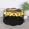 thumbnail image 4 of HHBEAUTY Parc Portable pour Chat pour Chats d'Intérieur Fermé, Petit Parc Pliable pour Chien Chiot Cage Chenil Cage Extérieur avec Toit Supérieur, Tente de Jeu Pop-Up Pliable pour Chaton pour Camping VR, 4 of 9