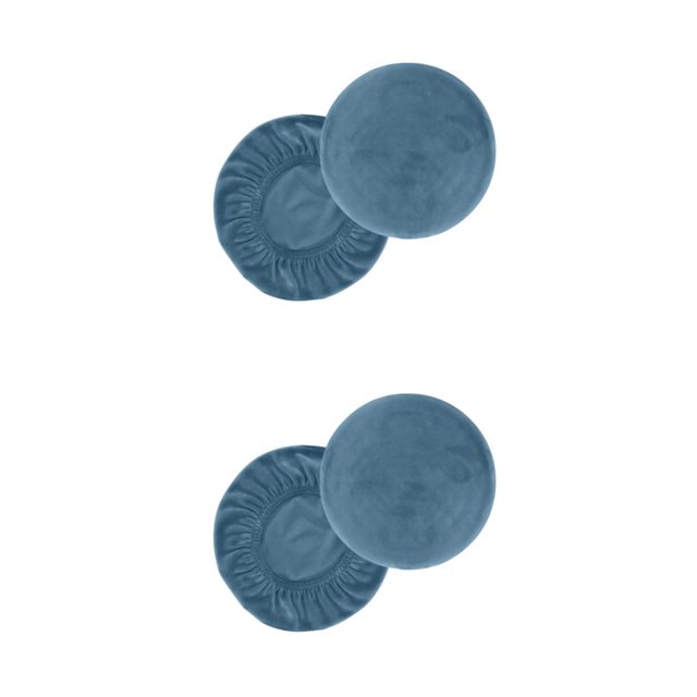stanreset 1/2/3 2X Stool Cover Bar Supplies Dustproof Handily Install Party Accessories Multipurpose Exquisite Extendable Gear Light Blue M 2PCS