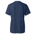 thumbnail image 5 of JIRNDf T-Shirt pour Femmes Hauts d'Été Tendance Rose Imprimé Manches Courtes Col Rond T-Shirts Graphiques Mignons pour Femmes Chemises Bleu Marine G, 5 of 5