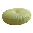 thumbnail image 4 of jinwen Coussin de Méditation 40x13 cm Coussin de Sol Rond pour Salon Chambre Prière Vert, 4 of 9