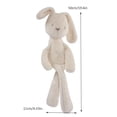 thumbnail image 3 of Bunny Plush Toy Stuffed Animal Soft Cuddly Rabbit Doll With Reinforced Seams Machine Washable Perfect For Kids Gift 4.72 Inches, 3 of 8