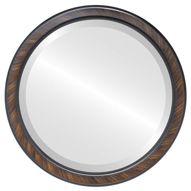 Toronto Framed Mirror - Vintage Walnut