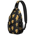 thumbnail image 1 of Pizza Lover Pizza is Life Life is Better with Pizza Lightweight Multipurpose Travel Sling Backpack, 1 of 6