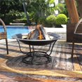 thumbnail image 2 of Crosley Buckner Patio Fire Pit Bowl in Black, 2 of 8