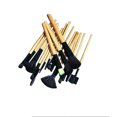 thumbnail image 2 of UPGRATOR make up brushes for teens 24pcs Portable Nylon Cosmetic Application Brushes, 2 of 7