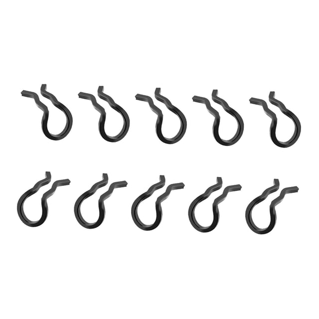 jinwen 10 Pieces Brake Pad Cotter Pin Calipers Fixing Snap Sp Clips Clamps Black